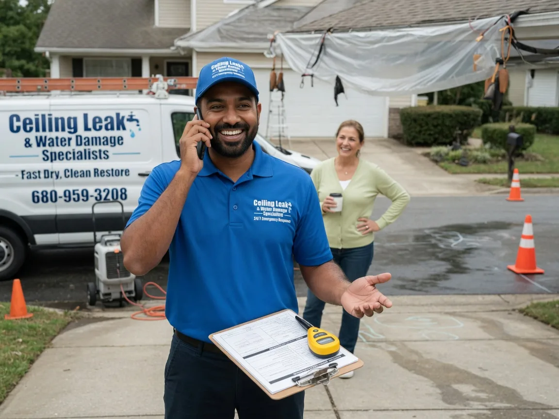 Ceiling Leak Cleanup Linden, TX FAQs